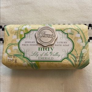 Soap for May birthday with jewel inside